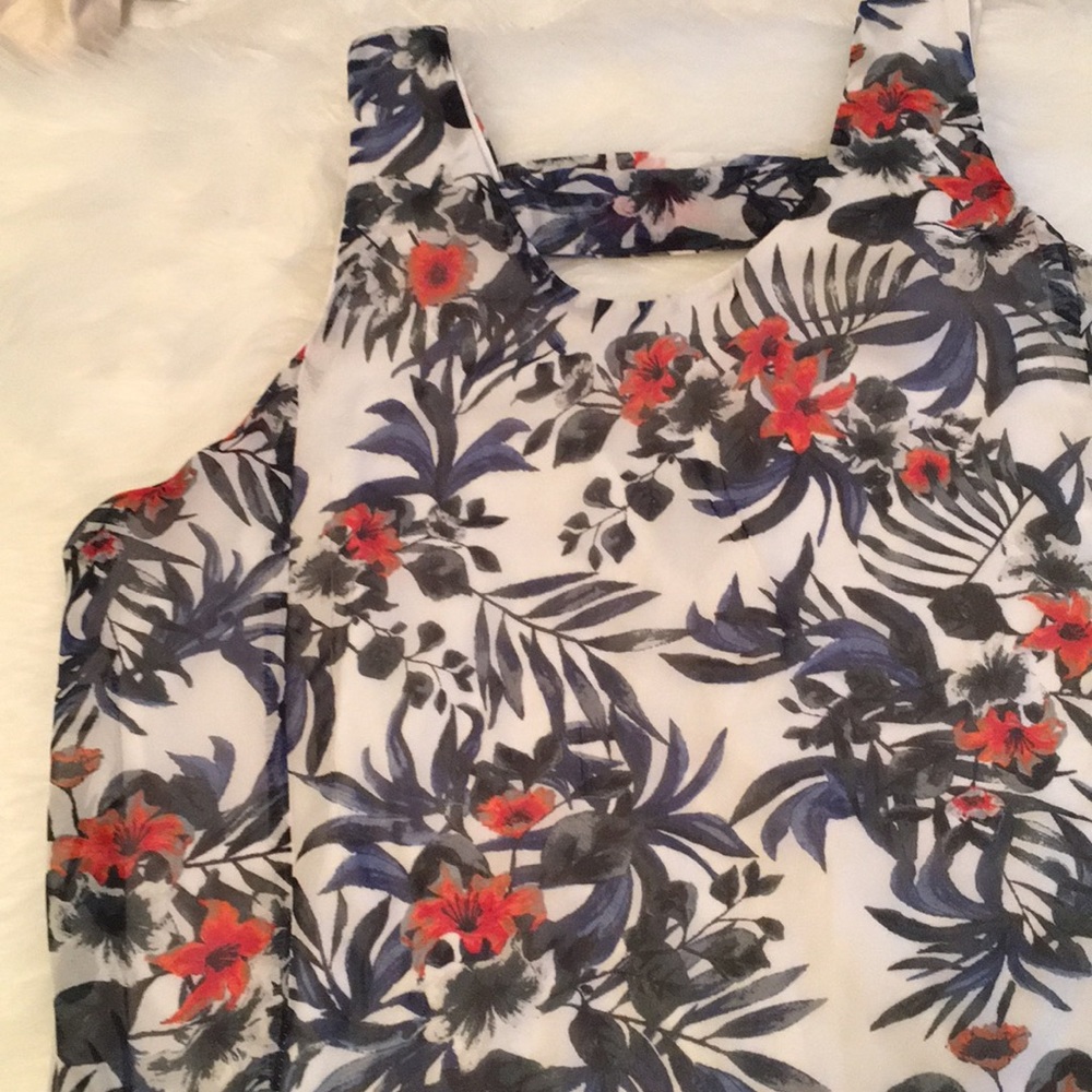 Floral Paper Crane Dress - Medium